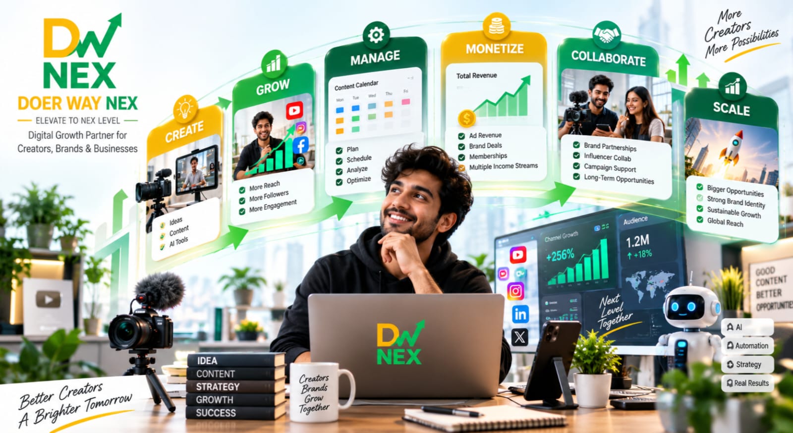 The Doer Way NEX creator growth ecosystem