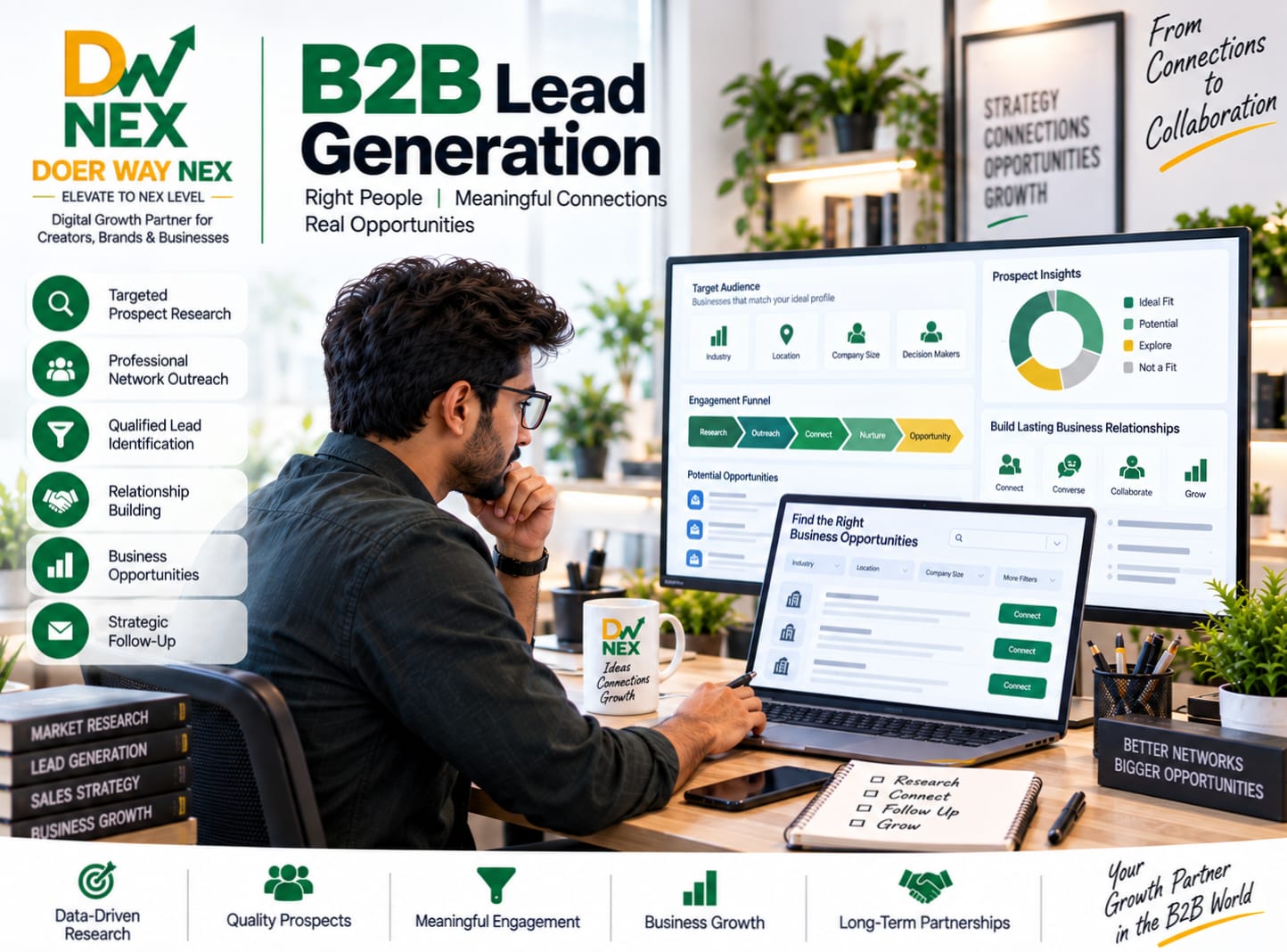 LinkedIn lead generation — Doer Way NEX